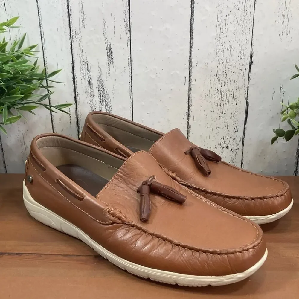 Bosi Men's Rogesi‎ Leather Loafers Moccasins Size 38